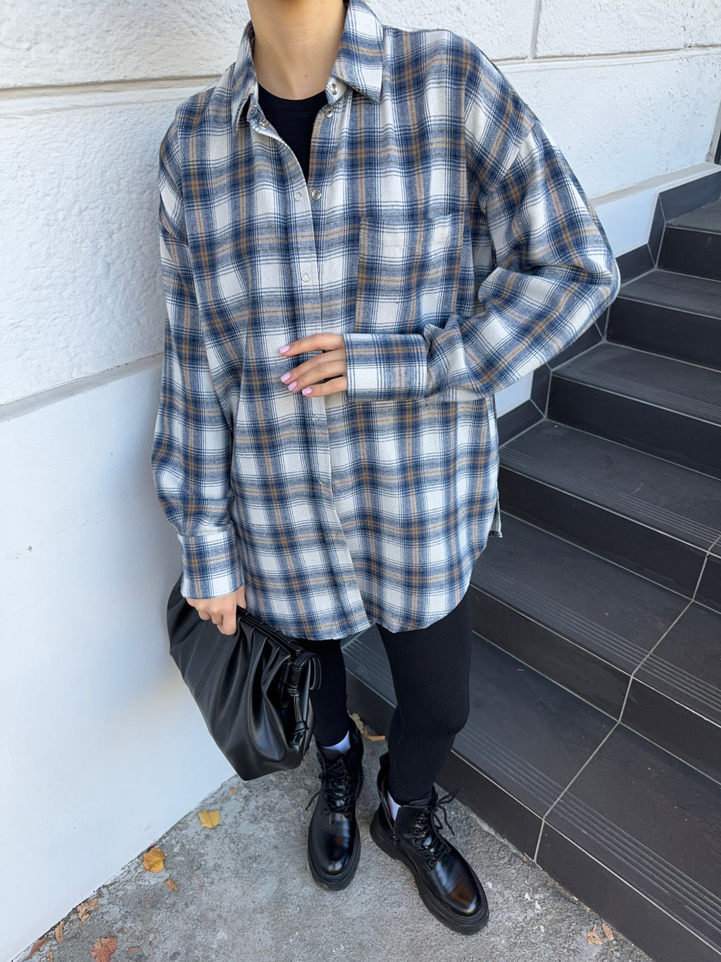 Сорочка в клітинку фланель