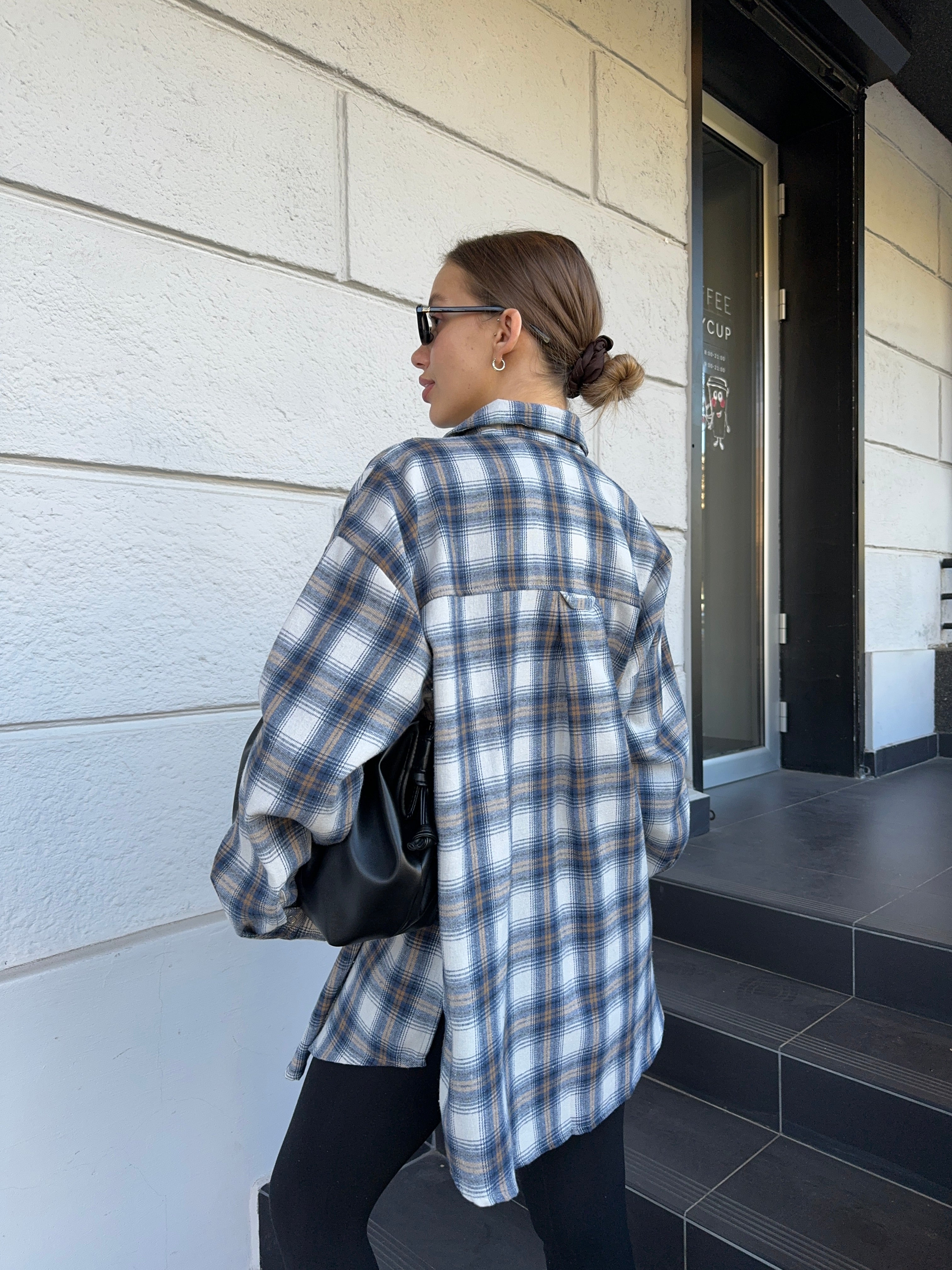 Сорочка в клітинку фланель