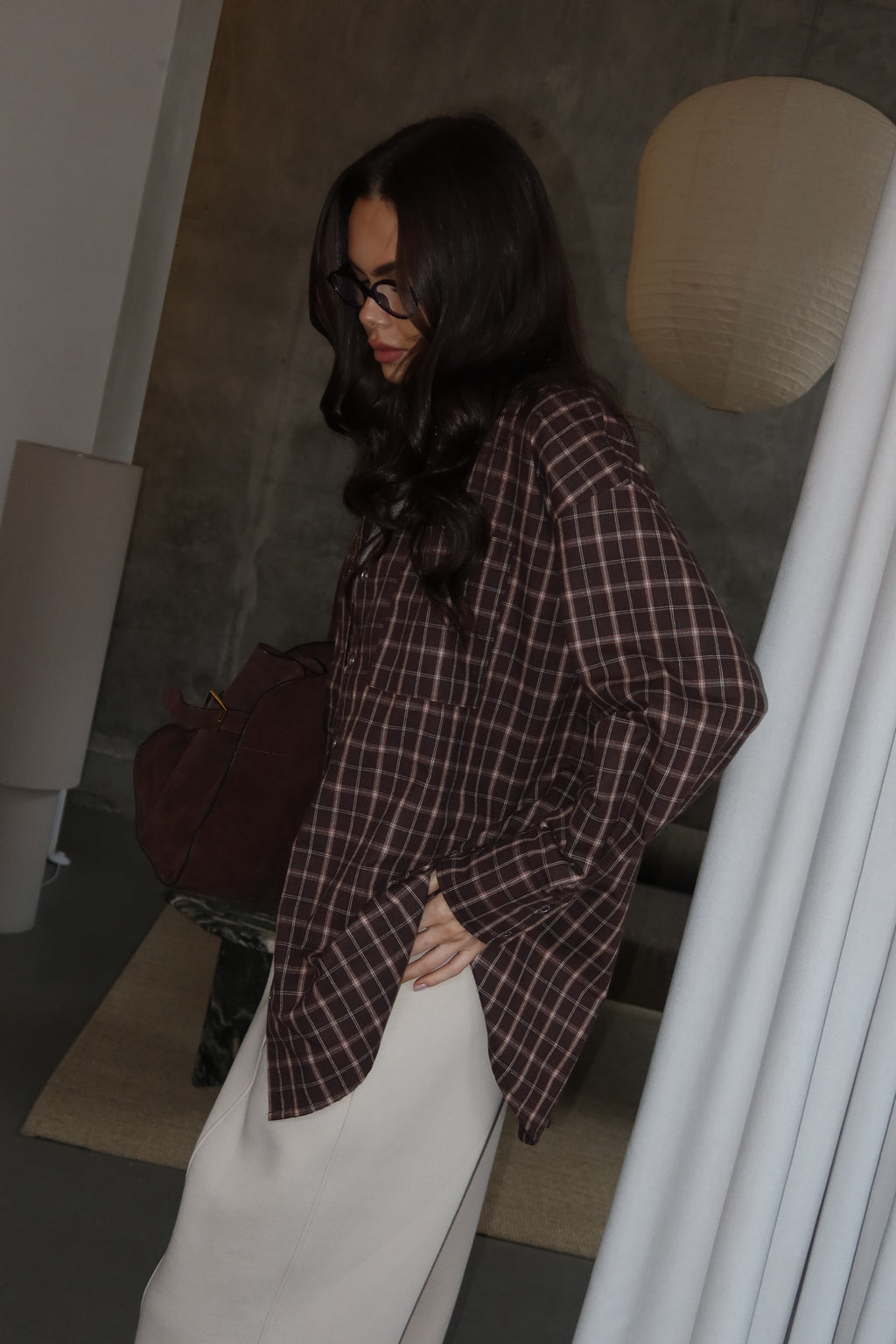 Сорочка в клітинку бавовняна