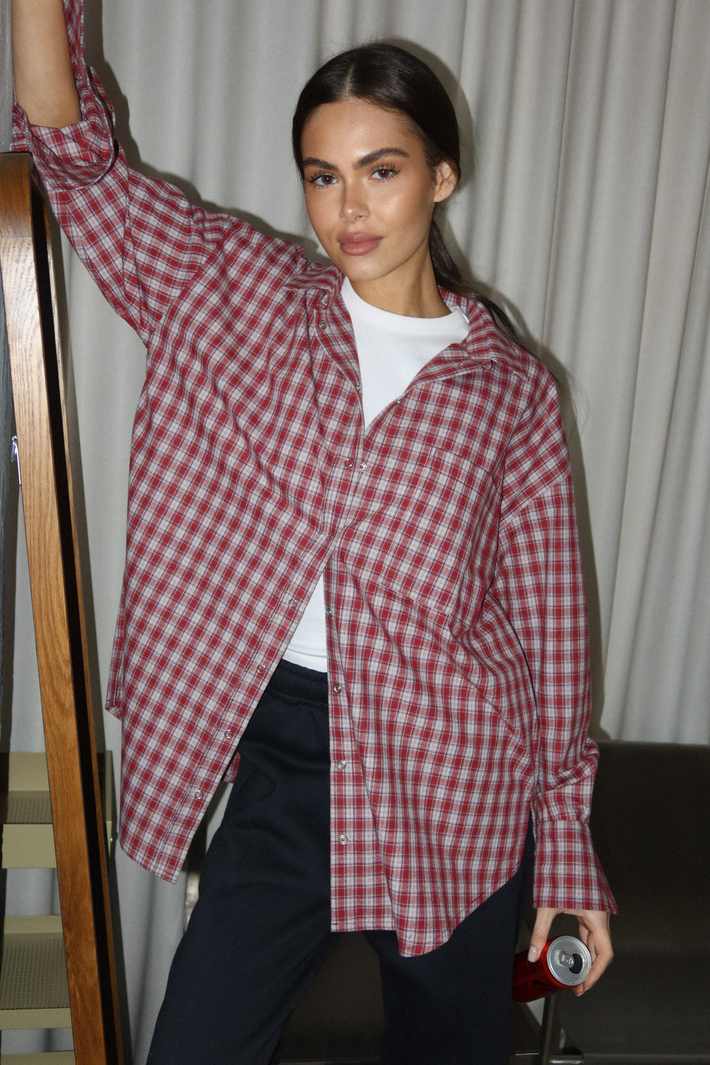 Сорочка в клітинку бавовняна