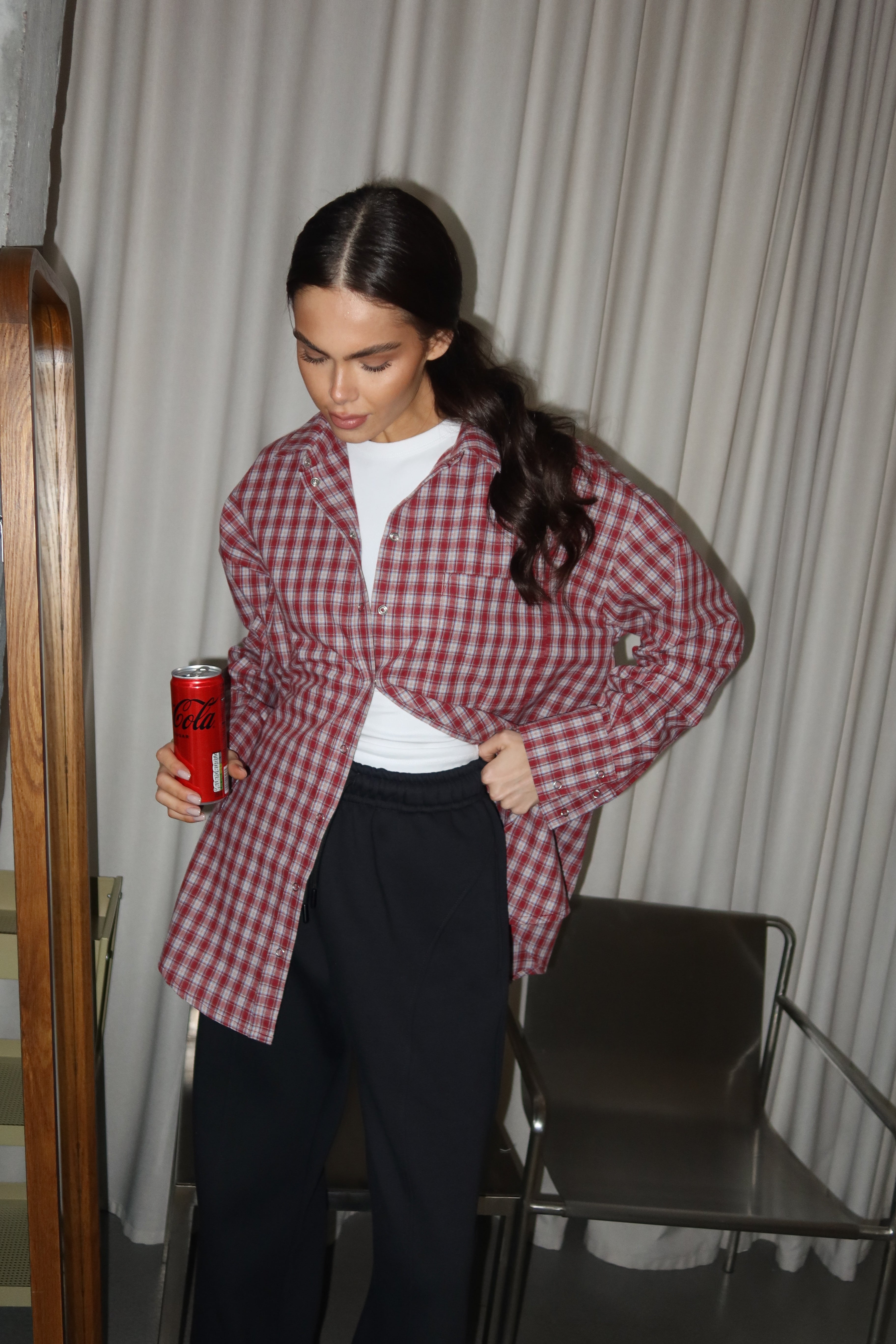 Сорочка в клітинку бавовняна